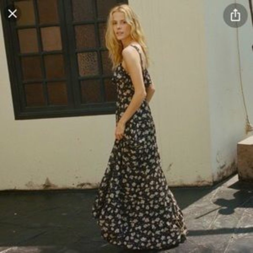 Doen Whitney Dress in Anemone Floral size M - Picture 2 of 6